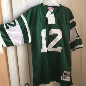 Joe Namath Mitchell and ness throwback jersey